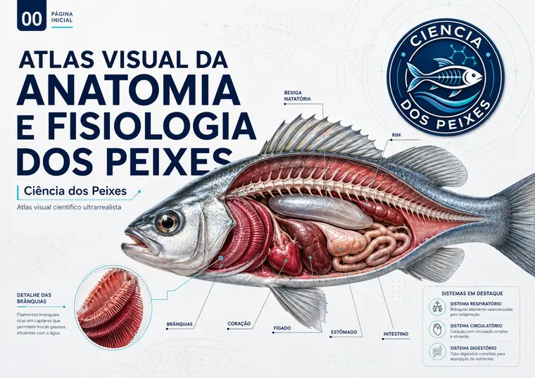 Prancha 1 do Atlas Visual da Anatomia e Fisiologia dos Peixes