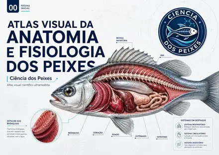 Prancha visual do Atlas de Anatomia e Fisiologia dos Peixes