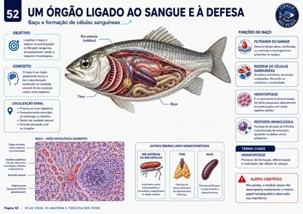 Prancha visual do Atlas de Anatomia e Fisiologia dos Peixes