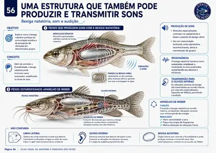 Prancha visual do Atlas de Anatomia e Fisiologia dos Peixes